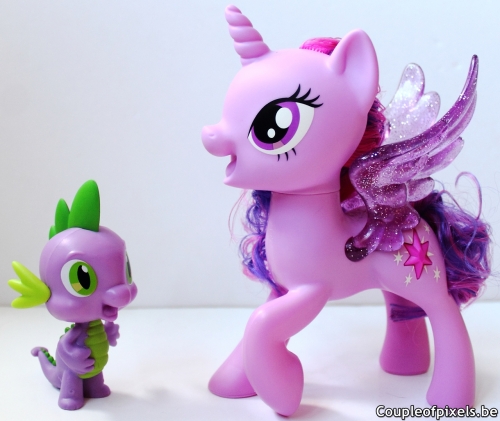 my little pony,my little pony le film,jouet,twilight sparkle et spike duo chantant,hasbro,avis,déballage,unboxing