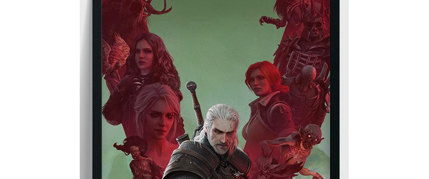 Poster Anniversaire The Witcher 3