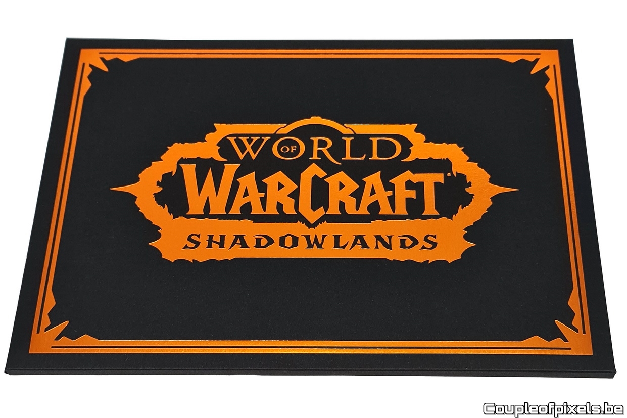 Déballage press kit World of Warcraft Shadowlands