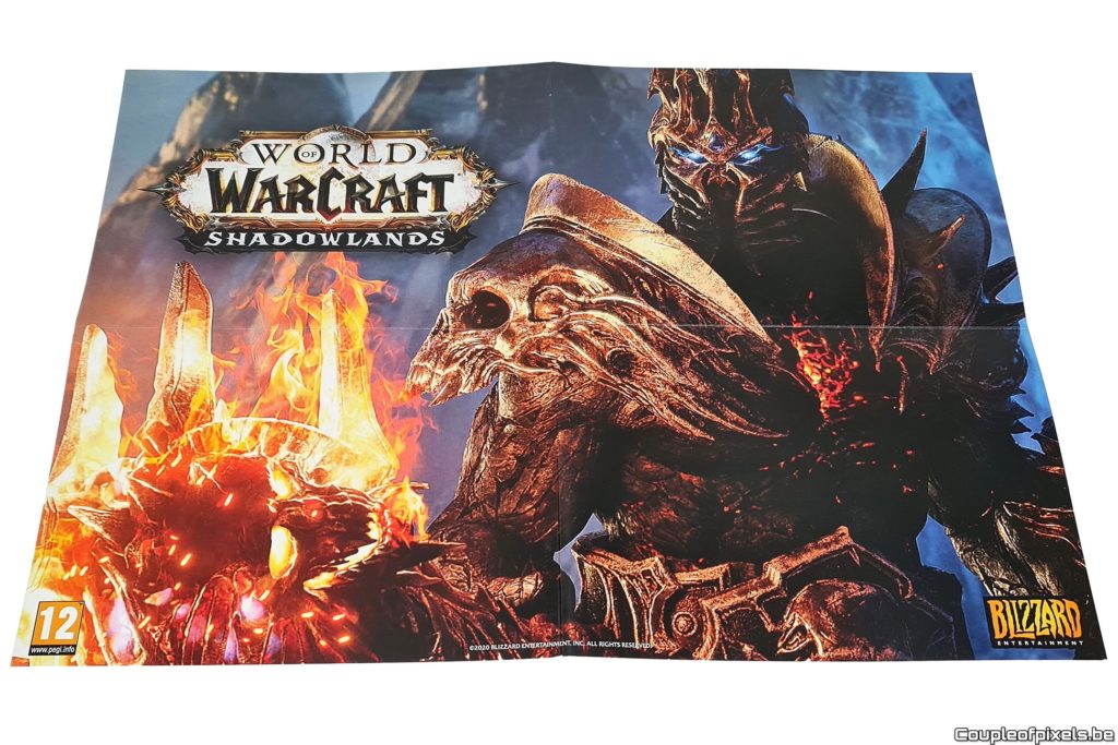 Déballage press kit World of Warcraft Shadowlands