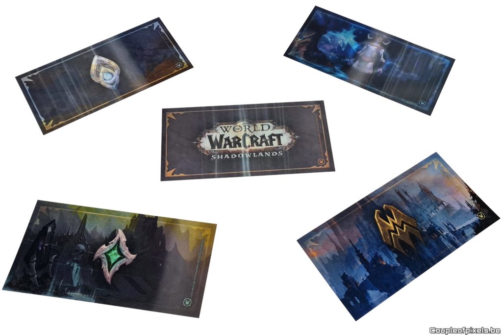 Déballage press kit World of Warcraft Shadowlands