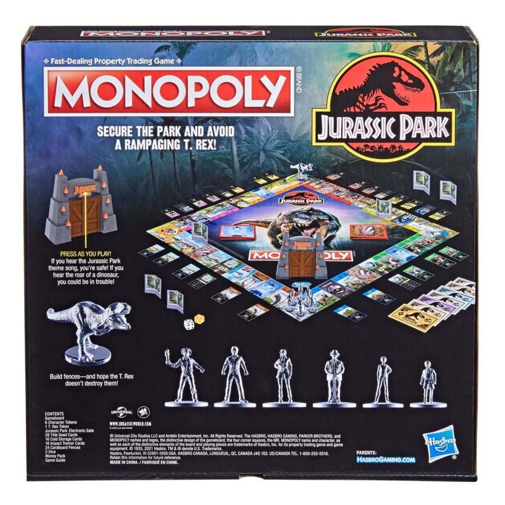 Jurassic Park Monopoly